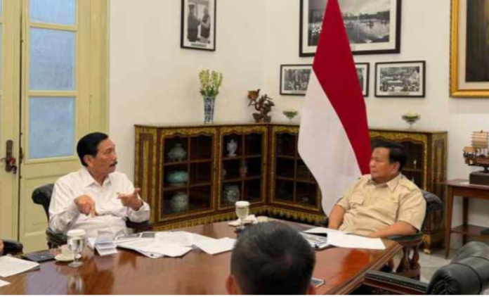 Prabowo-Luhut Bahas Strategi Ekonomi Nasional