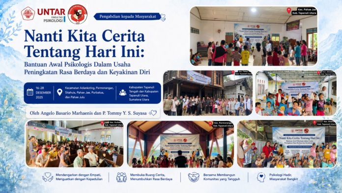 F.Psi. UNTAR dan DPP GPP Hadirkan Dukungan Psikologis bagi Masyarakat di Sumatera UtaraF.Psi. UNTAR dan DPP GPP Hadirkan Dukungan Psikologis bagi Masyarakat di Sumatera Utara